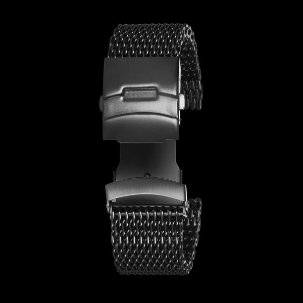 Black shark mesh watch band sale